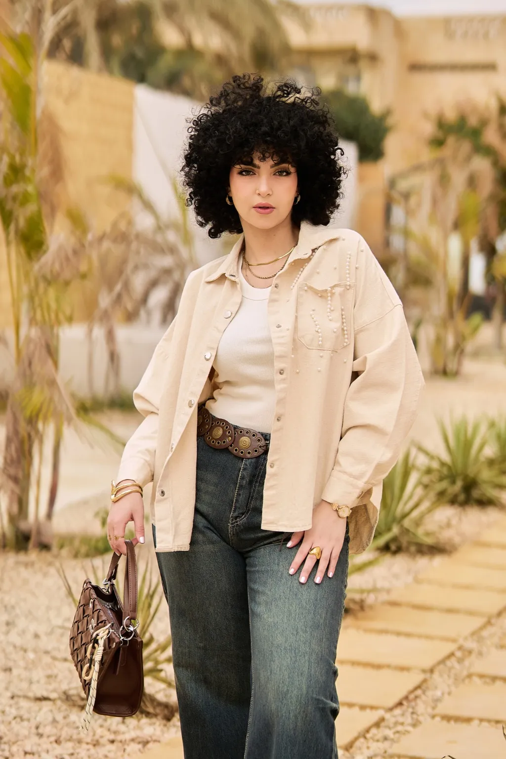 Gabardine chemise