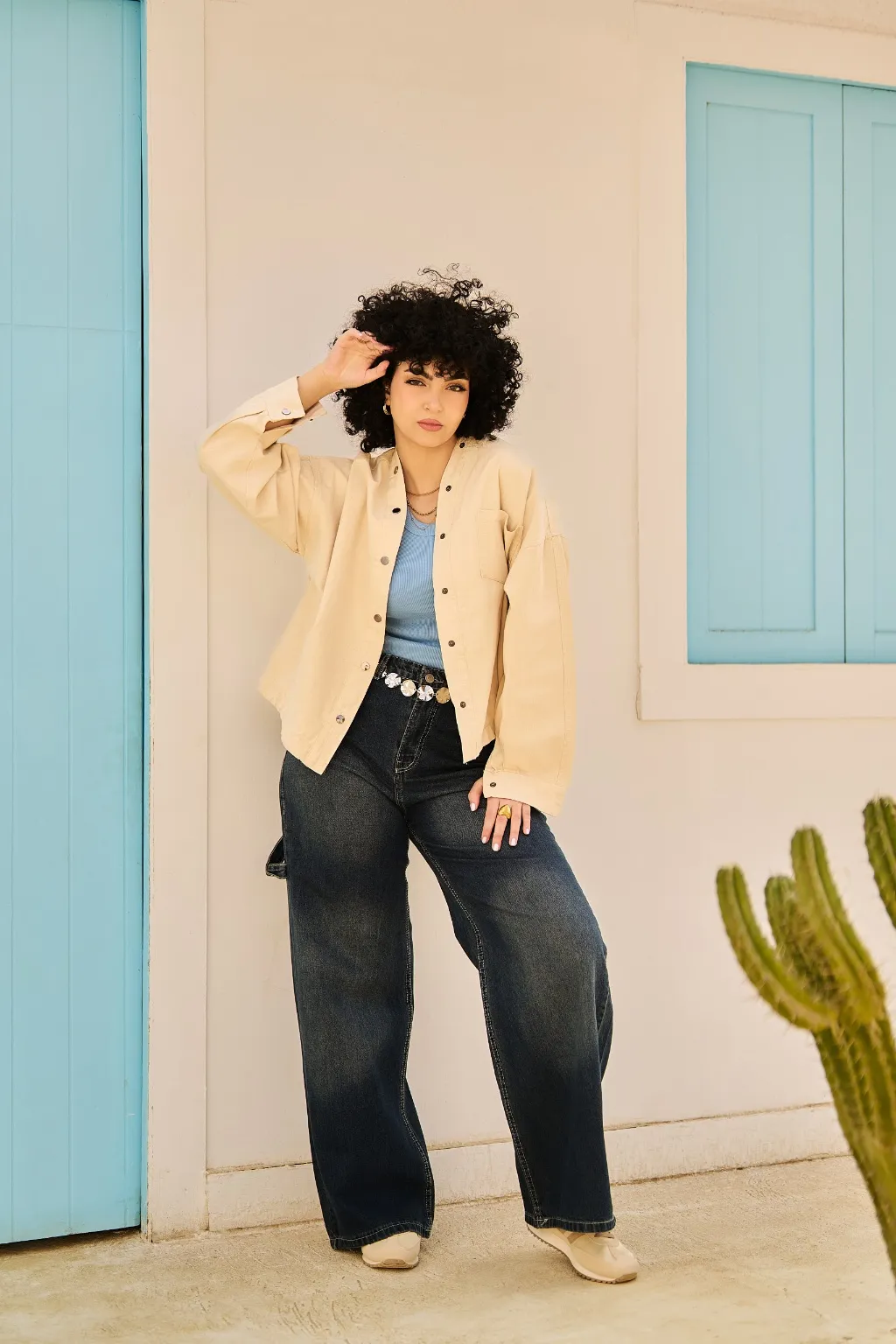 Gabardine chemise